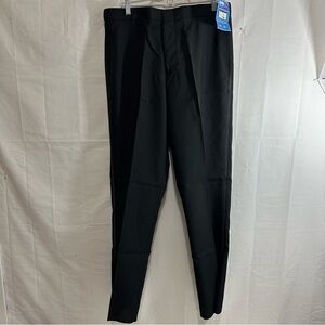 Neil Allyn Mens Flat Front Stripe Tuxedo Pants 37 Black
